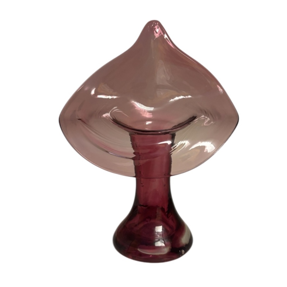Hand Blown Vintage Jack in the Pulpit style Vase